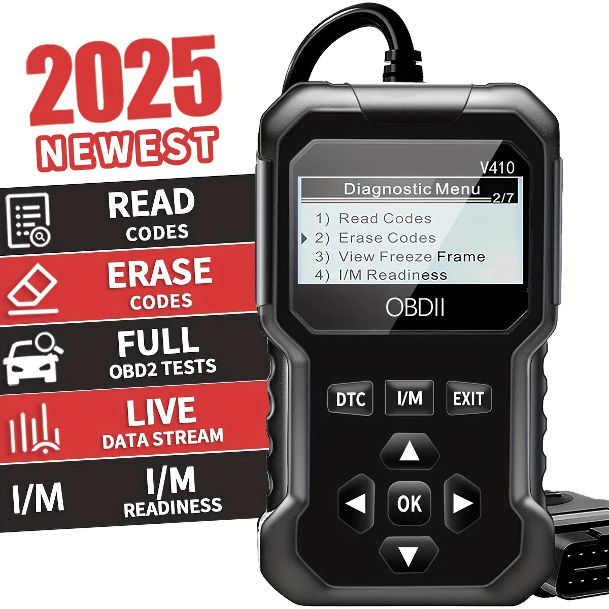 Car Obd2 Scanner Diagnostic Tool Code Reader Engine Fault Code Reader Scanner Can Diagnose All Obd Ii Protocol Cars since 1996