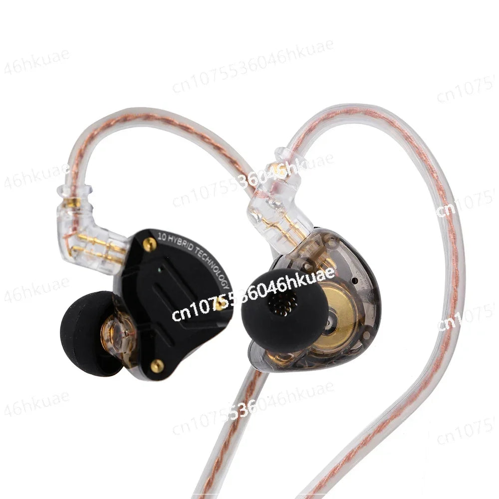 KZ ZS10 Pro 4BA+1DD 5 Driver in Ear Monitor Wired Earbuds Earphones wired earphones headphones wired gaming auricolari in-ear