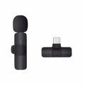 Wireless Lavalier Microphone Mini USB-C Noise Reduction for iPhone Android Live Streaming Interviews Portable Handheld Mic