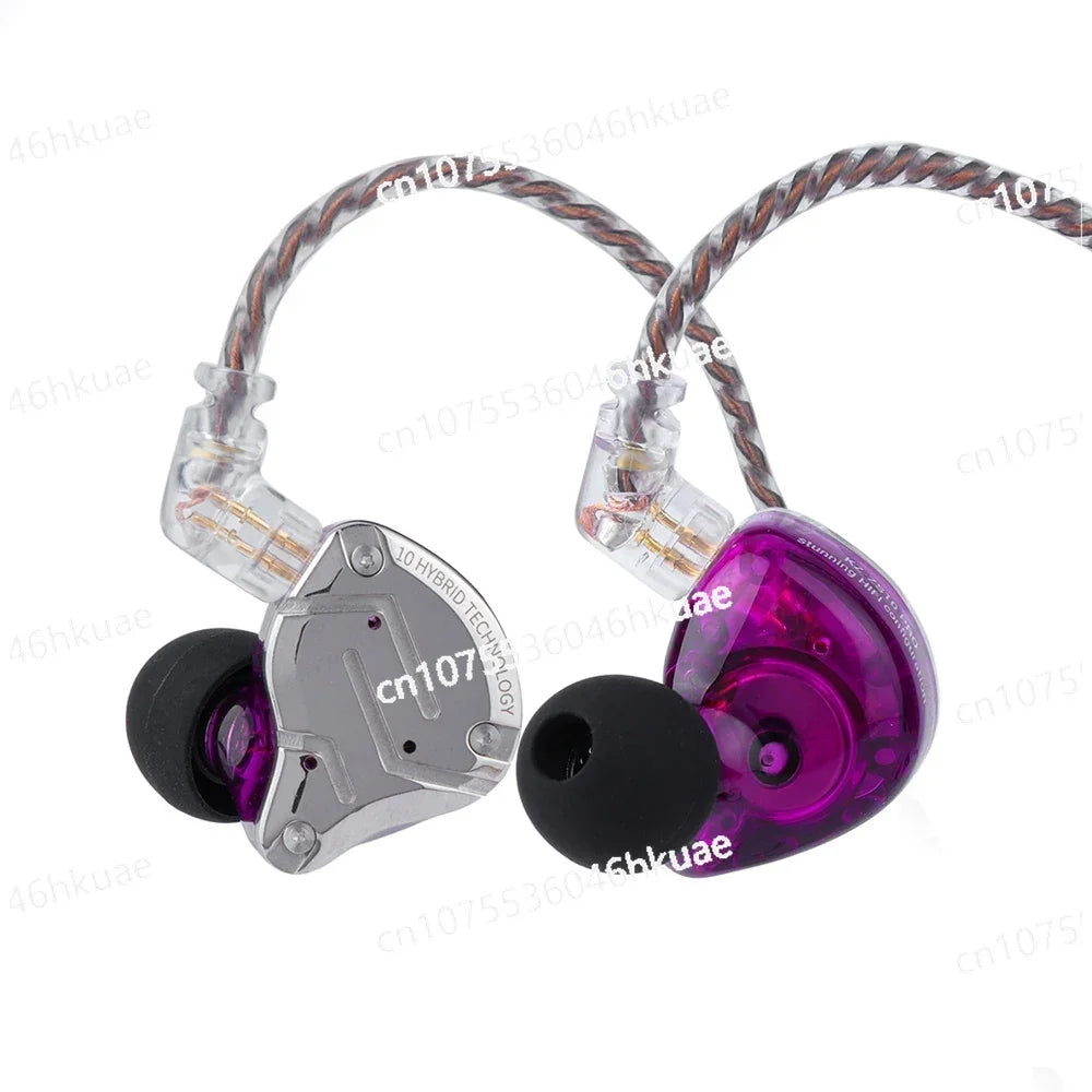 KZ ZS10 Pro 4BA+1DD 5 Driver in Ear Monitor Wired Earbuds Earphones wired earphones headphones wired gaming auricolari in-ear