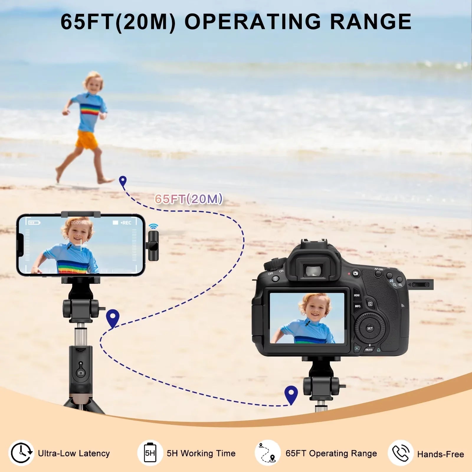 New Wireless Lavalier Microphone Portable Audio Video Recording Mini Mic For iPhone Android Live Broadcast Gaming Phone Mic 2026