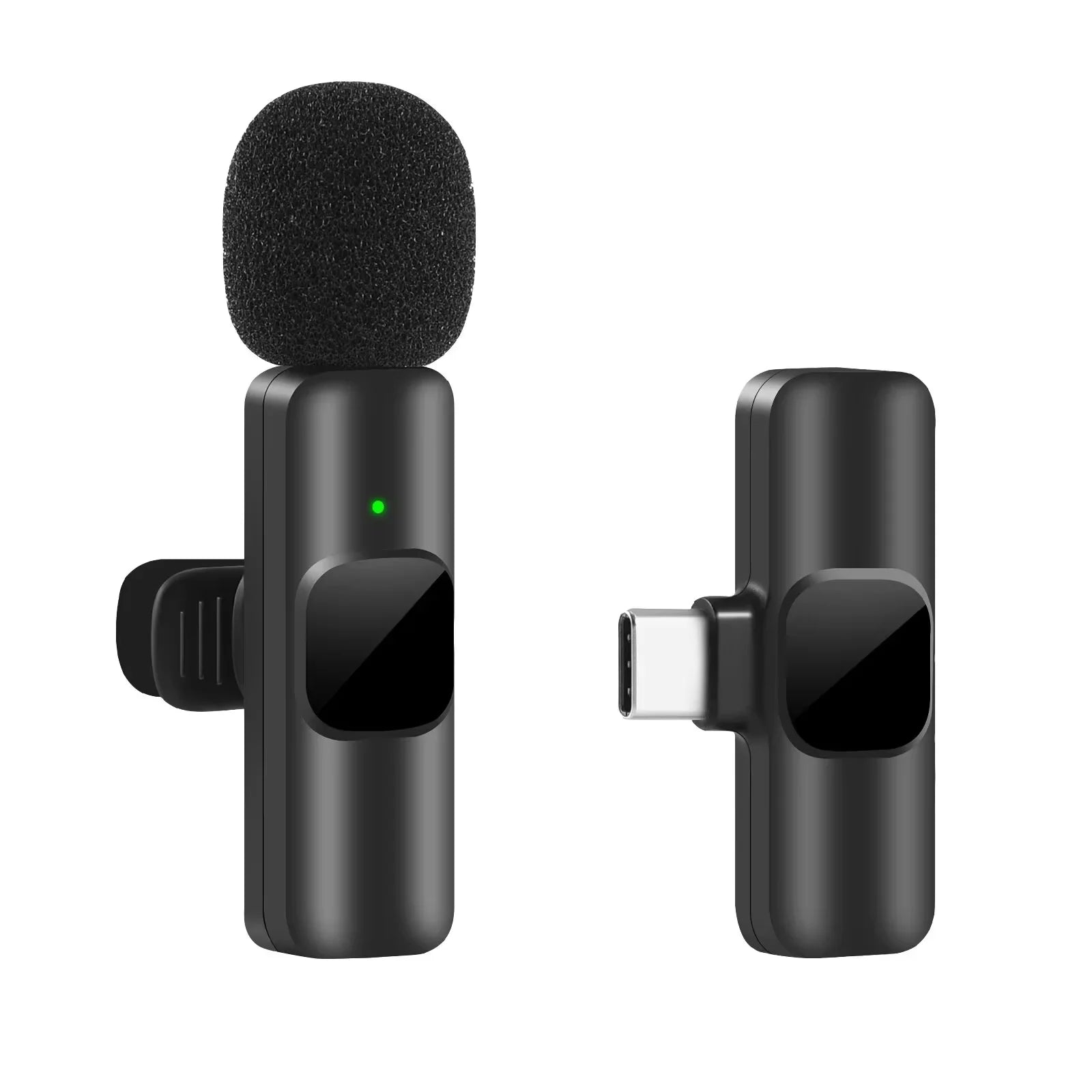 New Wireless Lavalier Microphone Portable Audio Video Recording Mini Mic For iPhone Android Live Broadcast Gaming Phone Mic 2026